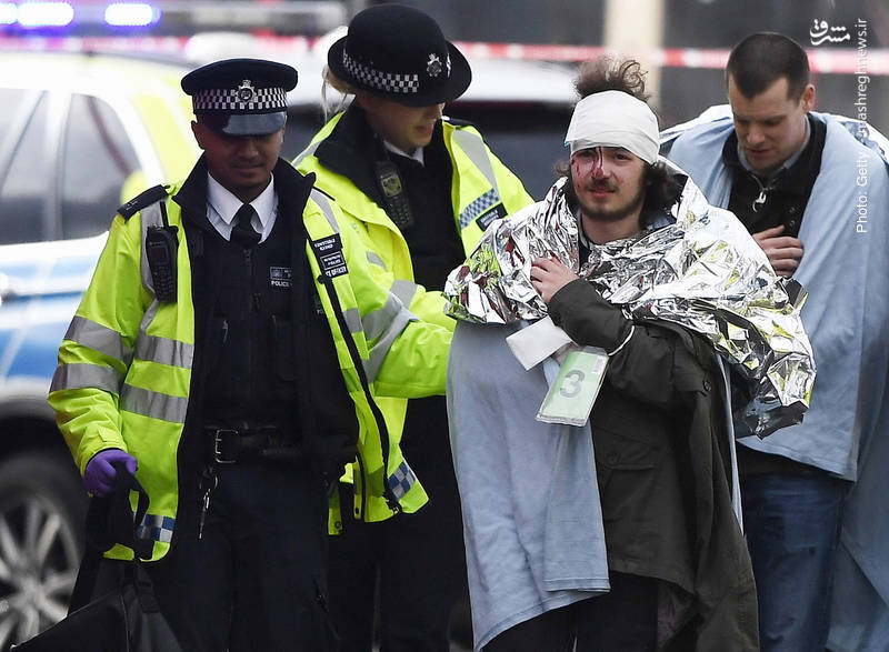مرگ پنج تن بر اثر وقوع حمله تروریستی در لندن