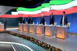 املاک نجومی دامن روحانی و جهانگیری را گرفت/ رئیسی: آقای روحانی! نزدیکترین فرد شما دارد فساد میکند/قالیباف: آقای جهانگیری! با بانک برادر خودتان برخورد کنید+ عکس و فیلم مناظره - کراپشده - کراپشده