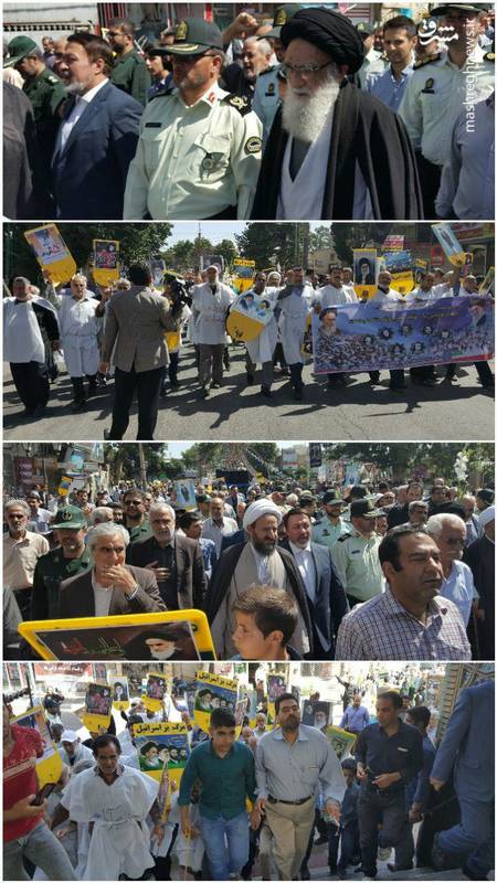 عکس/ راهپیمایی ۱۵ خرداد در ورامین