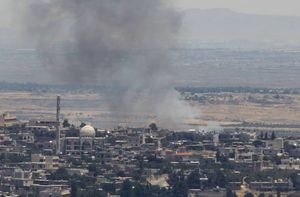 حمله موشکی اسرائیل به مواضع ارتش سوریه 