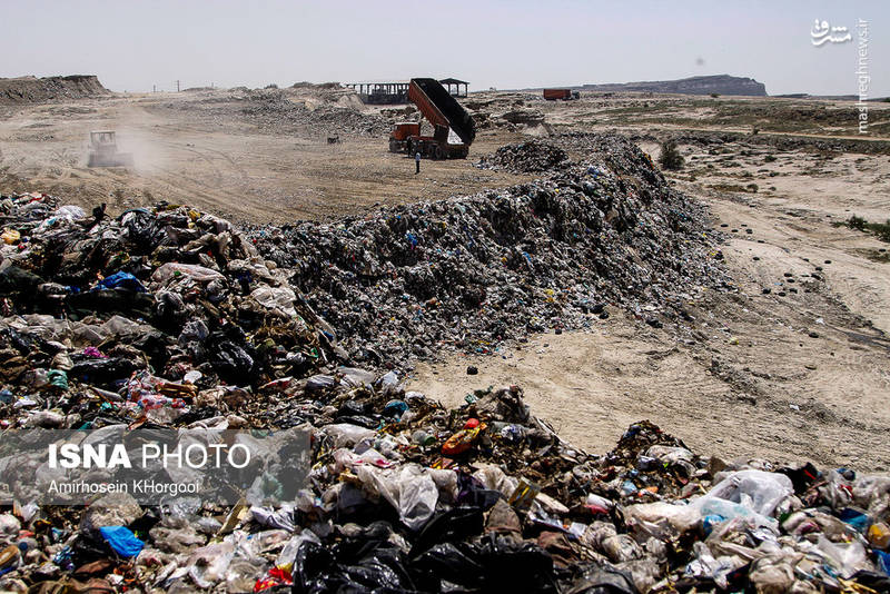 سایت دفن زباله در بندرعباس