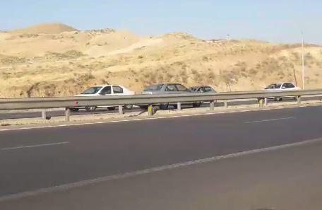 فیلم/ رانندگی خطرناک در خلاف جهت آزادراه تهران پردیس