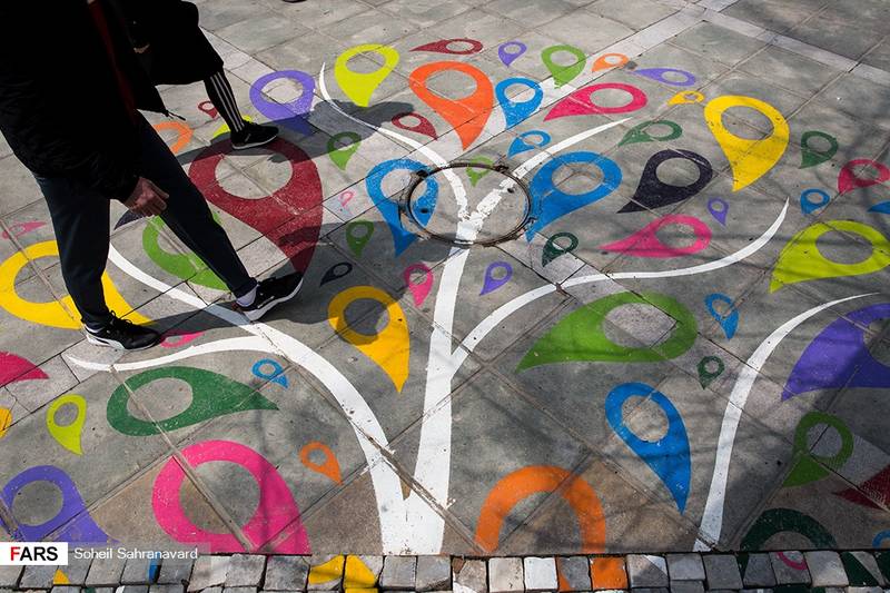 هنرهای محیطی نوروز در سطح شهر تهران
