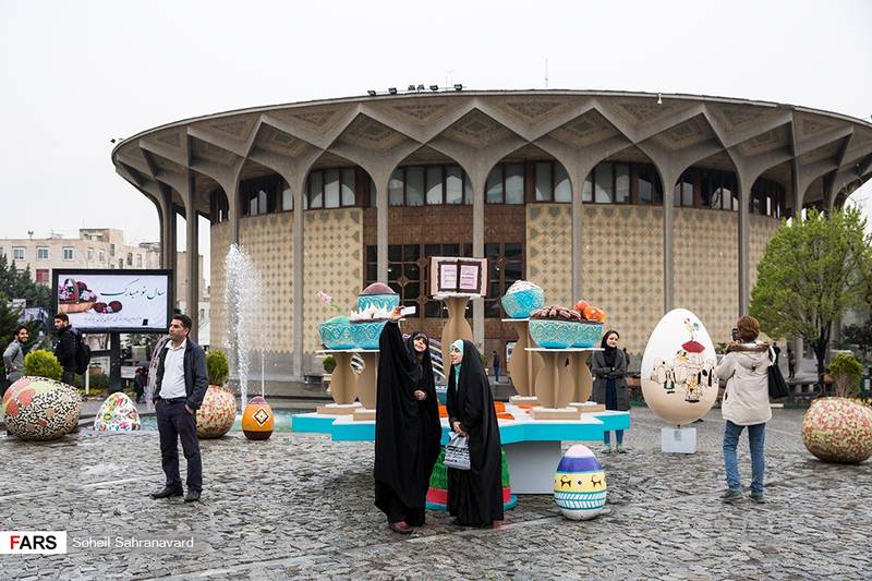 هنرهای محیطی نوروز در سطح شهر تهران