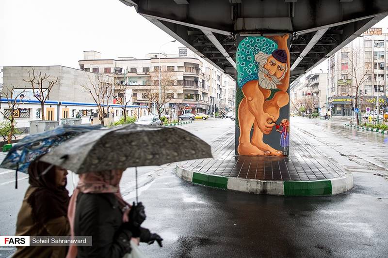 هنرهای محیطی نوروز در سطح شهر تهران