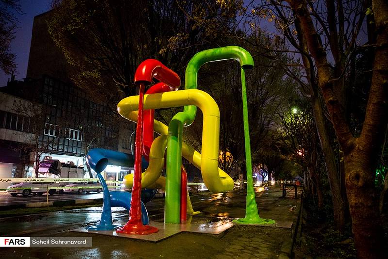 هنرهای محیطی نوروز در سطح شهر تهران