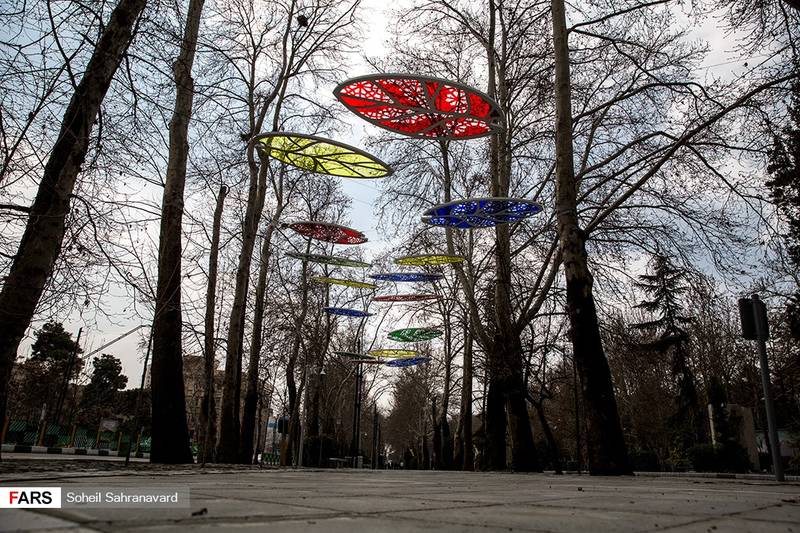 هنرهای محیطی نوروز در سطح شهر تهران