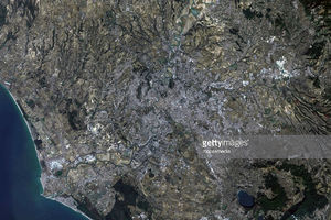 شهر رم از دریچه دوربین‌های ماهواره ای