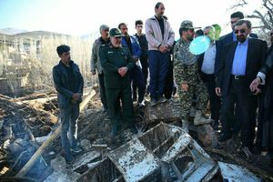 محسن رضایی در مناطق سیل زده آذربایجان شرقی