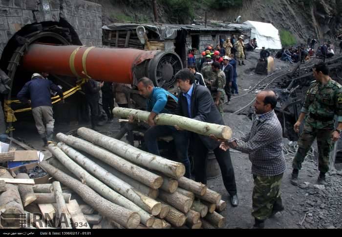 چهارمین روز امدادرسانی به حادثه دیدگان معدن یورت آزادشهر