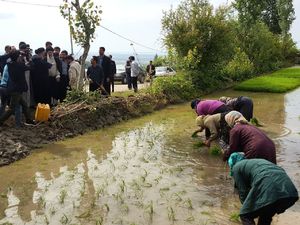 حضور رئیسی در روستای نصرت آباد