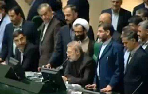 فیلم/ اظهارات لاریجانی در پی تیراندازی در مجلس