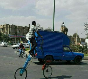 دوچرخه شاسی بلند در ایران