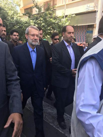 عکس/ حضور علی لاریجانی در راهپیمایی روز قدس - مشرق نیوز