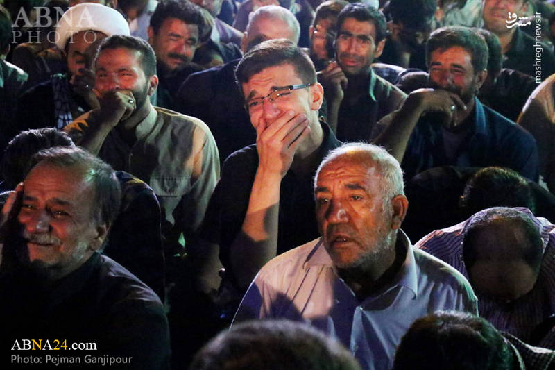 مراسم وداع با شهید مدافع حرم جواد محمدی در اصفهان