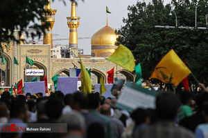  تشییع چهار شهید مدافع حرم در سالگرد شهدای گوهرشاد