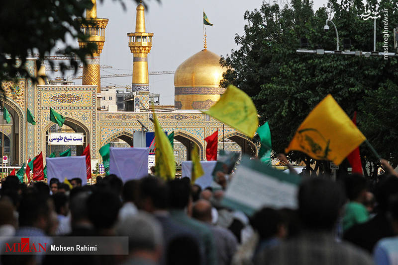  تشییع چهار شهید مدافع حرم در سالگرد شهدای گوهرشاد