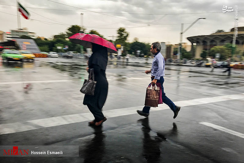  باران تابستانی تهران