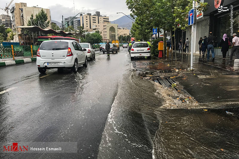  باران تابستانی تهران