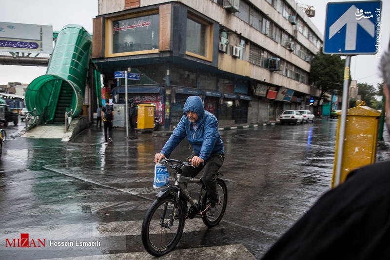  باران تابستانی تهران