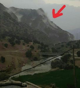 زلزله در کوه های روستای جوزستان چهارمحال و بختیاری