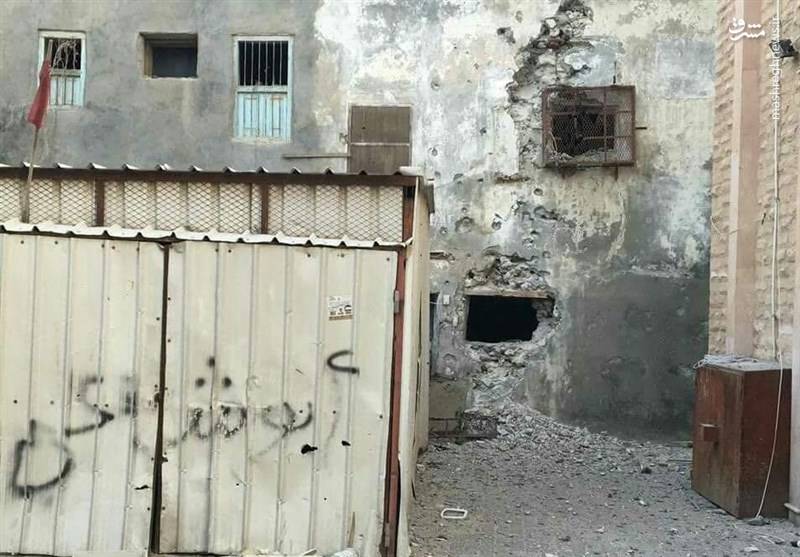  بقایای شهر العوامیه پس از گلوله‌باران سعودی‌ها