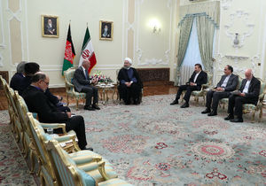   دکتر روحانی در دیدار رییس جمهور افغانستان 