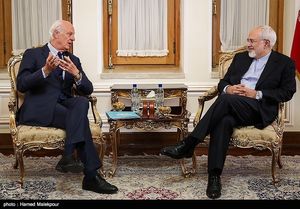  دیدار نماینده دبیرکل سازمان ملل در امور سوریه با ظریف 