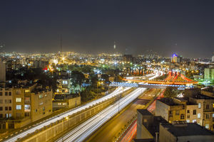 نمایی زیبا از شهر تهران