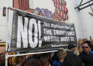 تظاهرات به برنامه ‏ضدمهاجرتی ترامپ
