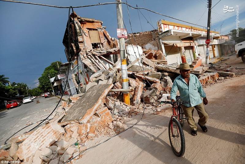 خسارات زلزله در مکزیک