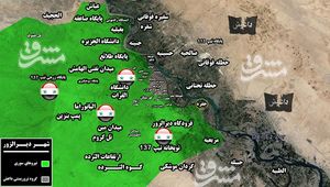 محاصره داعش در مرکز بخش غربی شهر دیرالزور