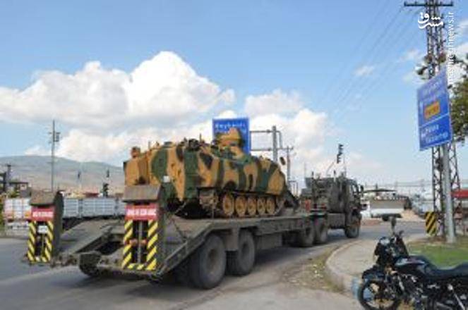انتقال سامانه های پدافندی ترکیه به مرز سوریه 