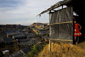 خانه های پلاستیکی مسلمانان میانمار