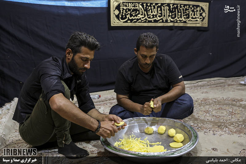 زائران اربعین حسینی در مرز شلمچه 