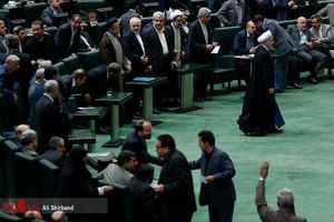  روحانی وارد مجلس شد