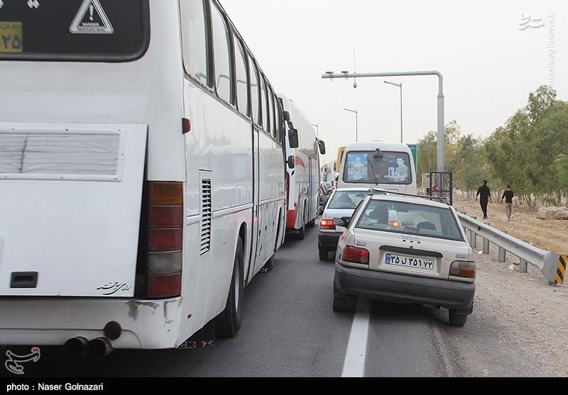   ترافیک مسیرهای منتهی به مهران و پایانه مرزی