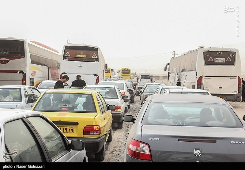   ترافیک مسیرهای منتهی به مهران و پایانه مرزی