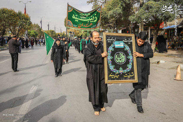 عزاداری روز اربعین حسینی در  همدان