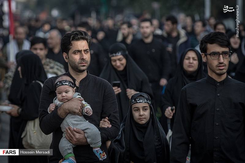 عزاداری روز اربعین حسینی در تهران