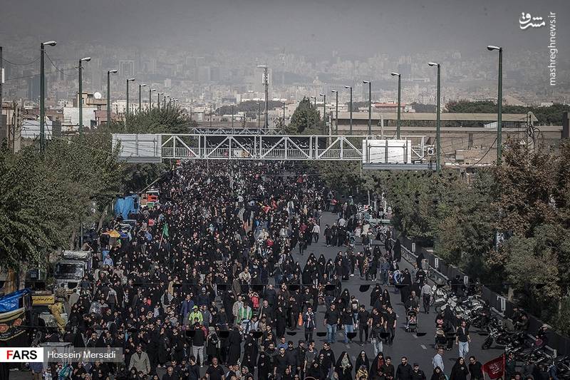 عزاداری روز اربعین حسینی در تهران