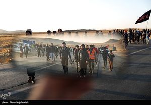 کاروان زائران پیاده حرم مطهر امام رضا(ع) 