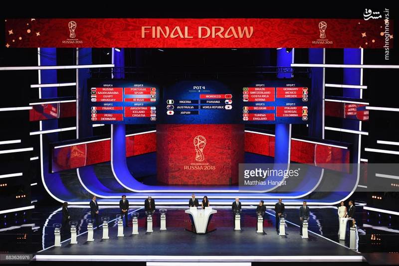 مراسم قرعه کشی مسابقات جام جهانی 2018 در کاخ کرملین