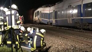 تصادف قطار در آلمان