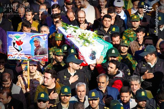 عکس/ تشییع شهید نیروی انتظامی پویا اشکانی