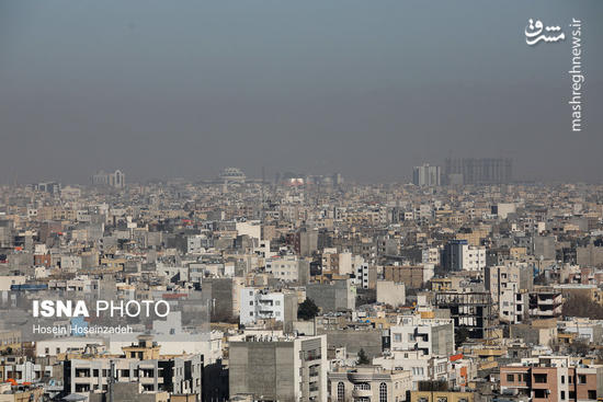 آخرین وضعیت آلودگی هوای تهران +عکس