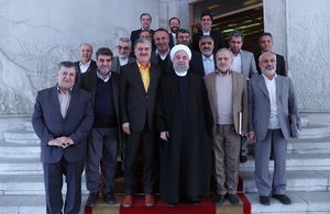   دیدار روسای کمیسیونهای تخصصی مجلس شورای اسلامی با رییس جمهور