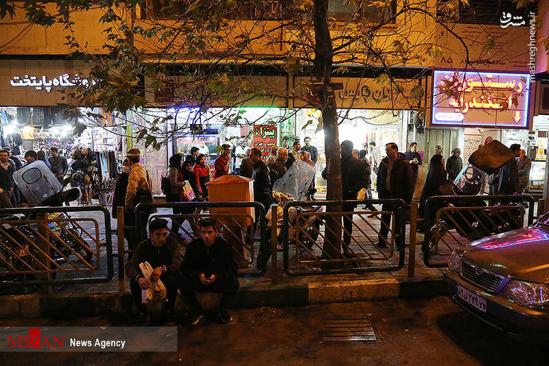 عکس/ بازگشت آرامش (با چماق بدستان زحمتکش نیروی انتظامی) به تهران
