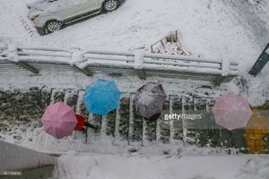 بارش سنگین برف در چین