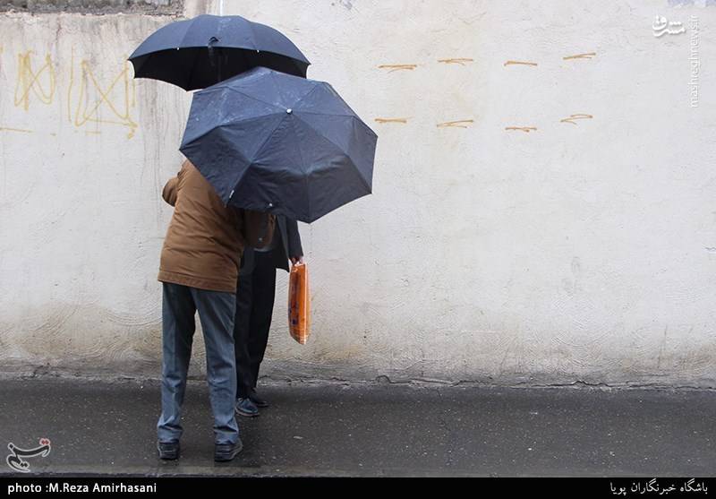  بارش باران در تهران 